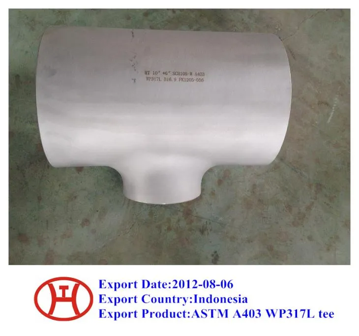 ASTM A 403  WP 317 L Tee